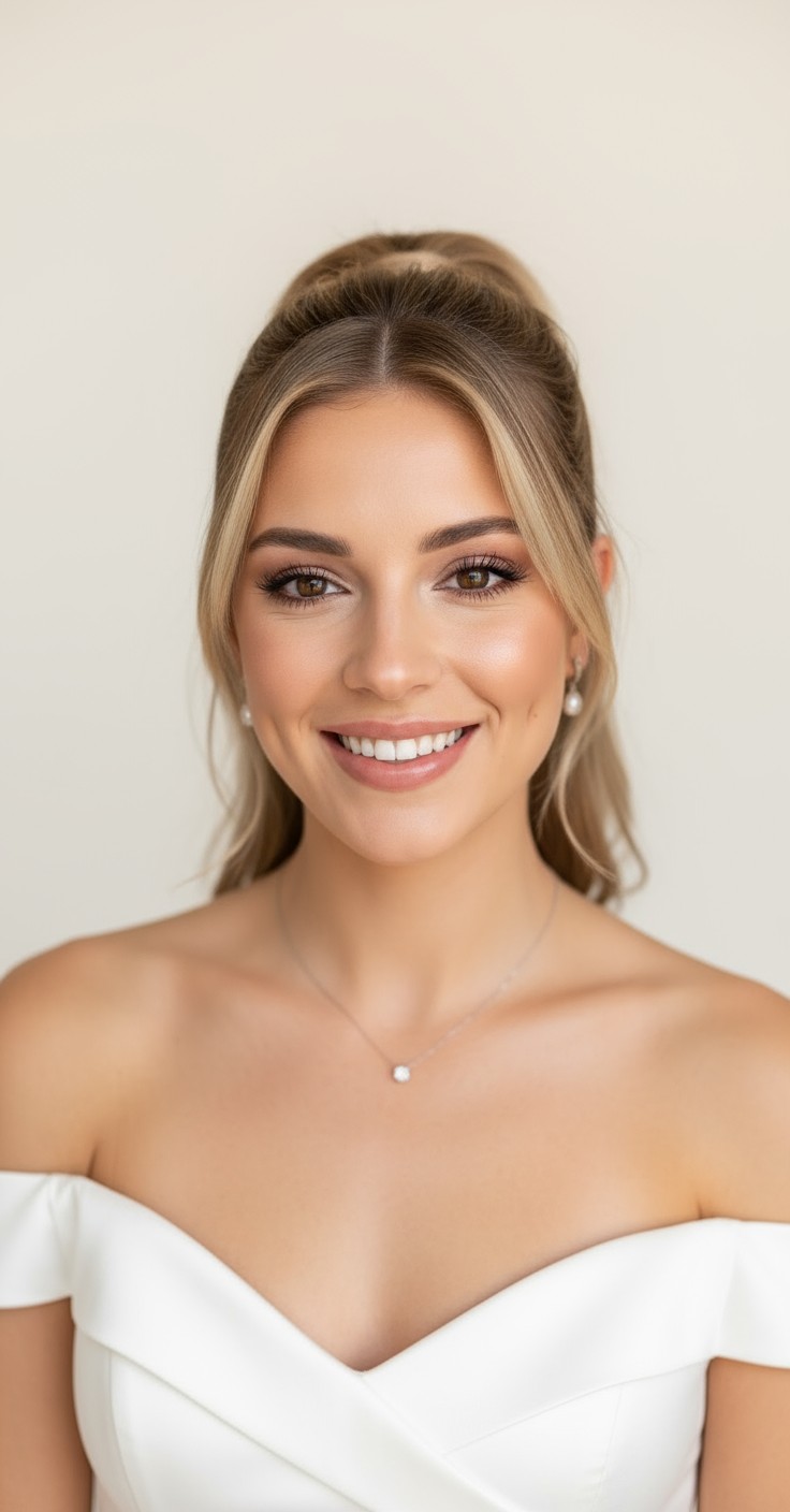 After Ponytail With Bangs